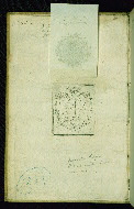 W.20, Upper board inside bookplate lifted